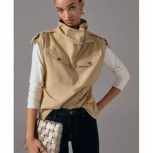 MARE MARE Anthropologie Sleeveless Utility Top Women's Sz M Gorpcore Outdoor